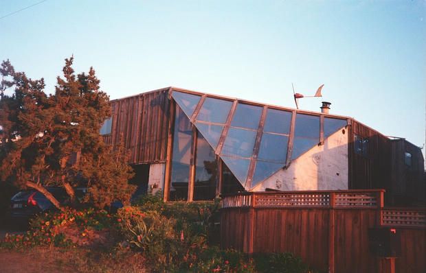 A glass-faceted house, Los Osos, CA